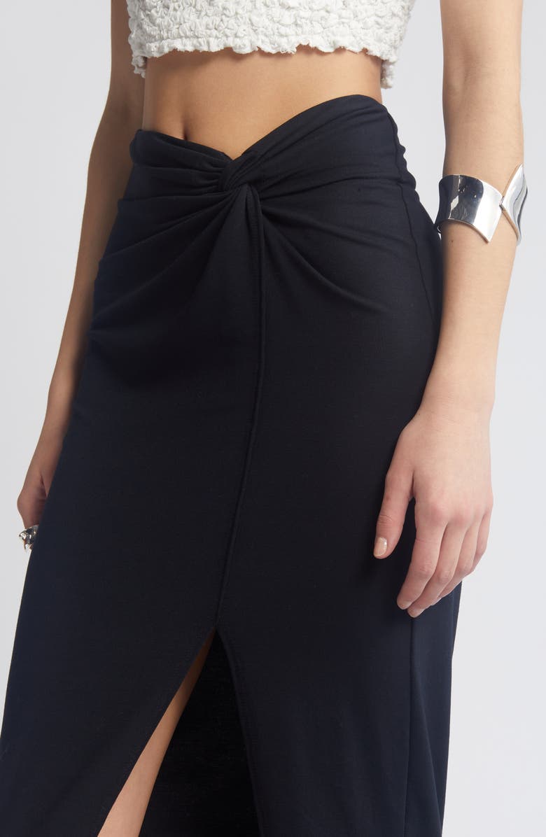 Open Edit Twist Front Maxi Skirt, Alternate, color,