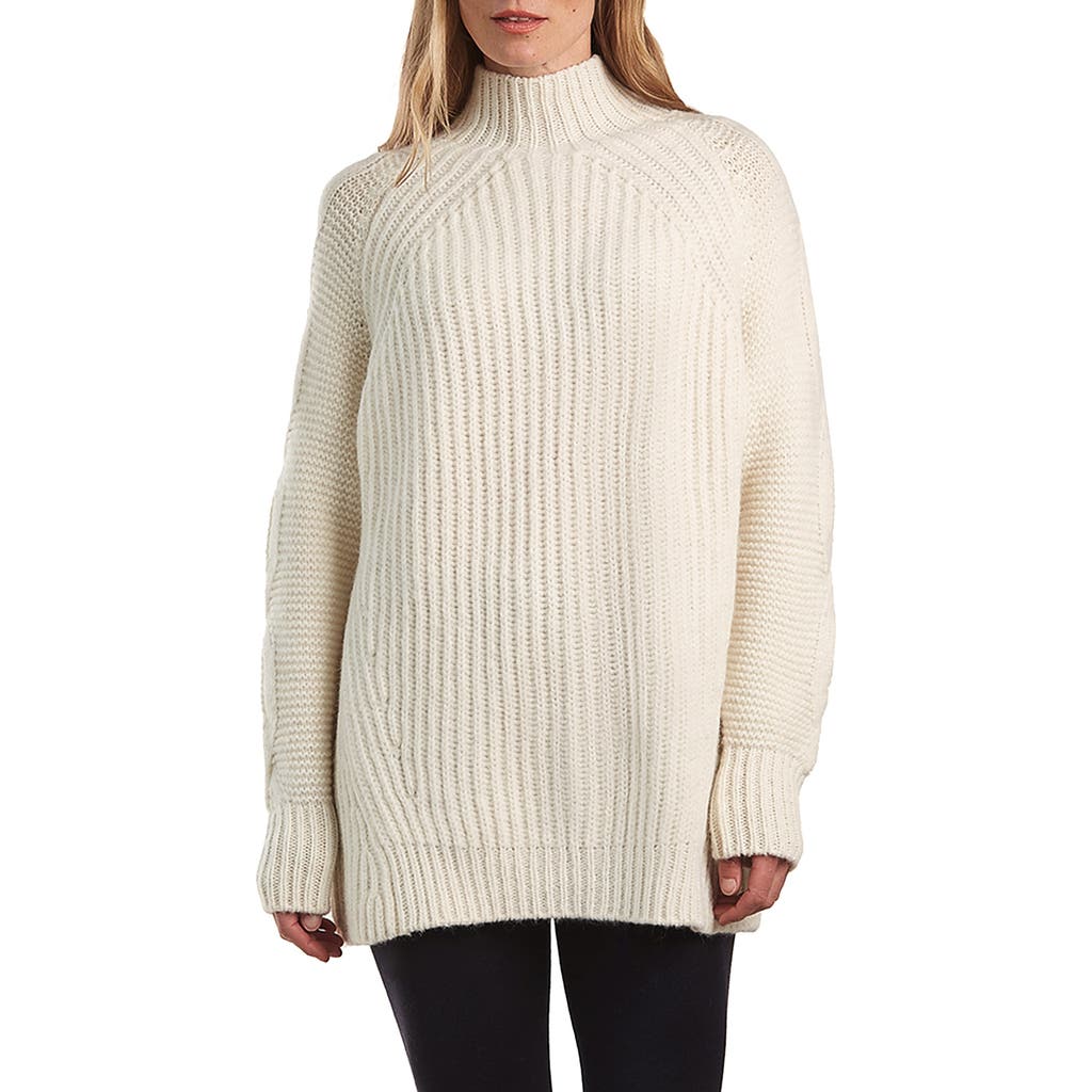 Oyun Lori Funnel Neck Tunic In Ivory