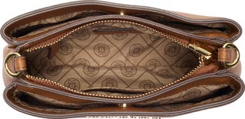 Triple Section Crossbody Bag
