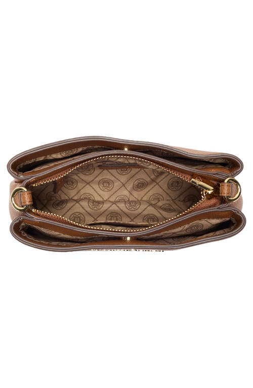 Nanette Lepore Triple Section Crossbody Bag In Brown