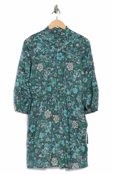Derek Lam 10 Crosby Marisol Floral Long Sleeve Dress