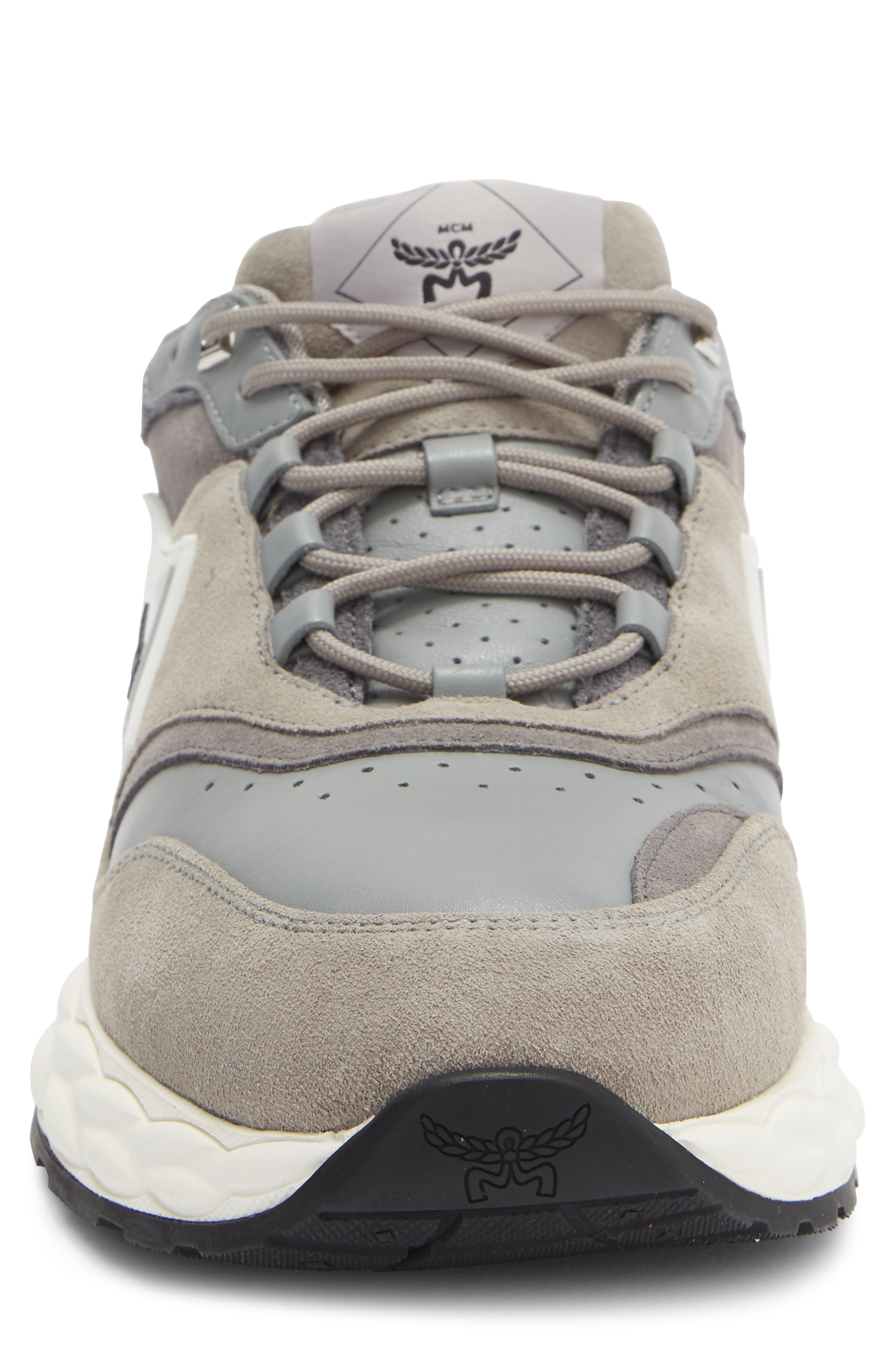MCM Skywander Sneaker, Alternate, color, Ice Grey