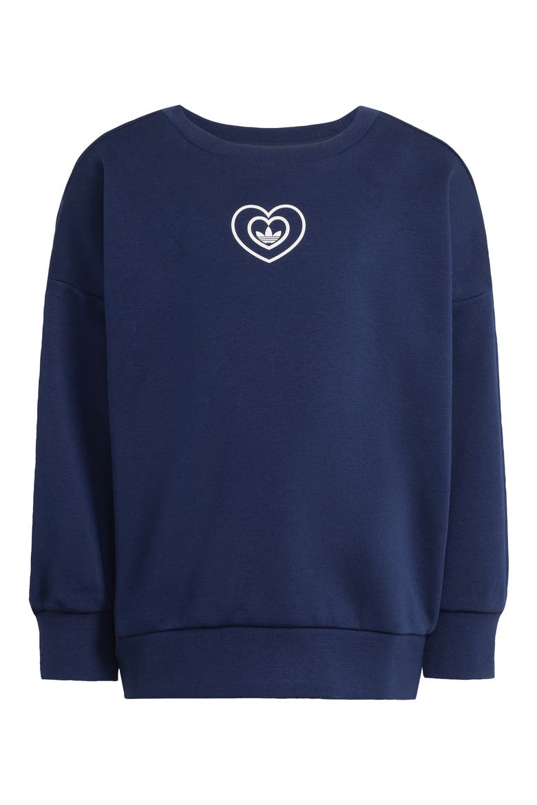 x Disney Alice in Wonderland Kids' Crewneck Sweatshirt & Flare Leggings Set, Alternate, color, NIGHT INDIGO