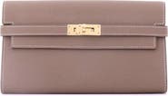 Pre-Owned Hermes Kelly Wallet Epsom Long