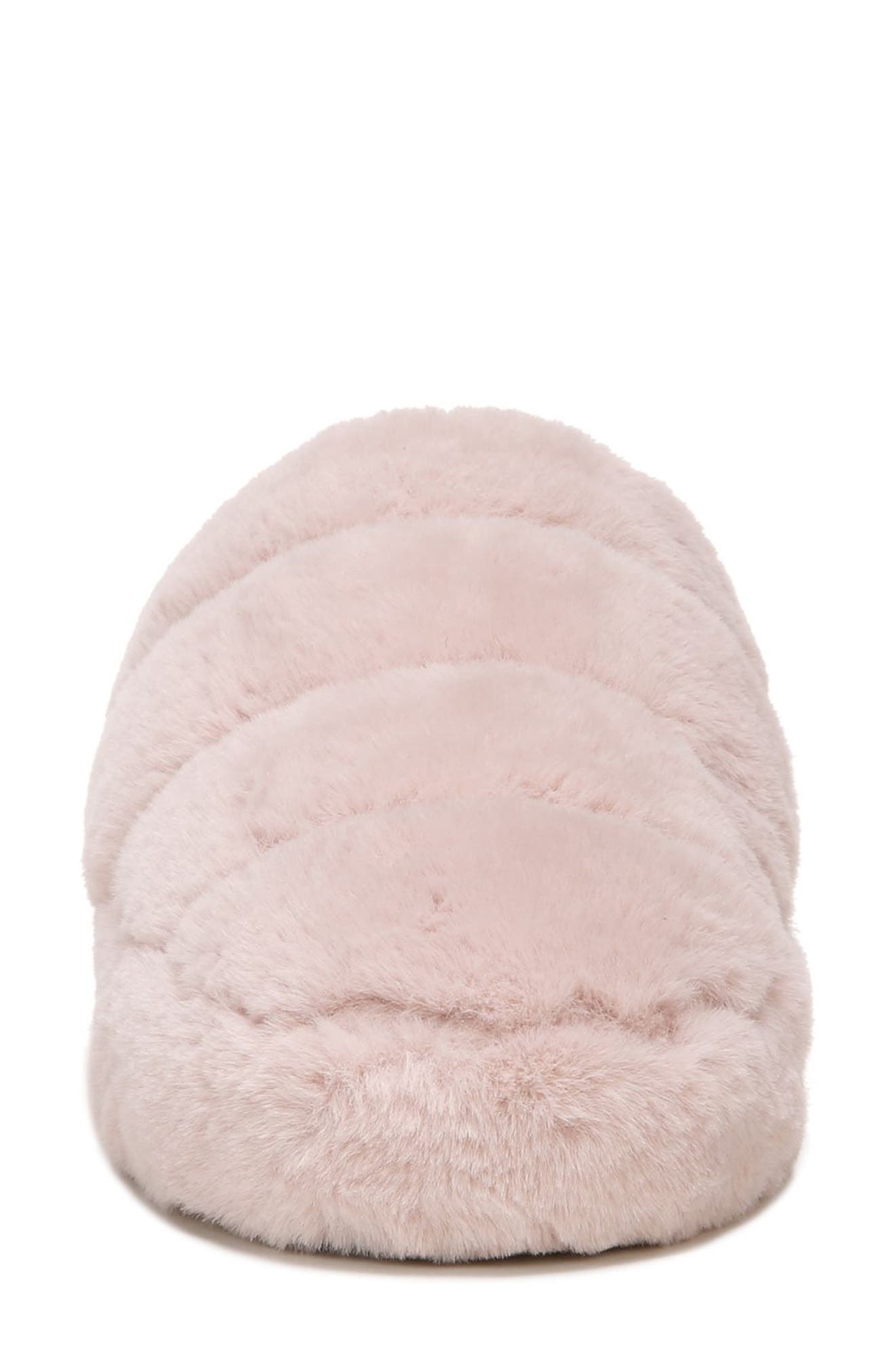 Cosmina Faux Fur Slipper, Alternate, color, BLUSH