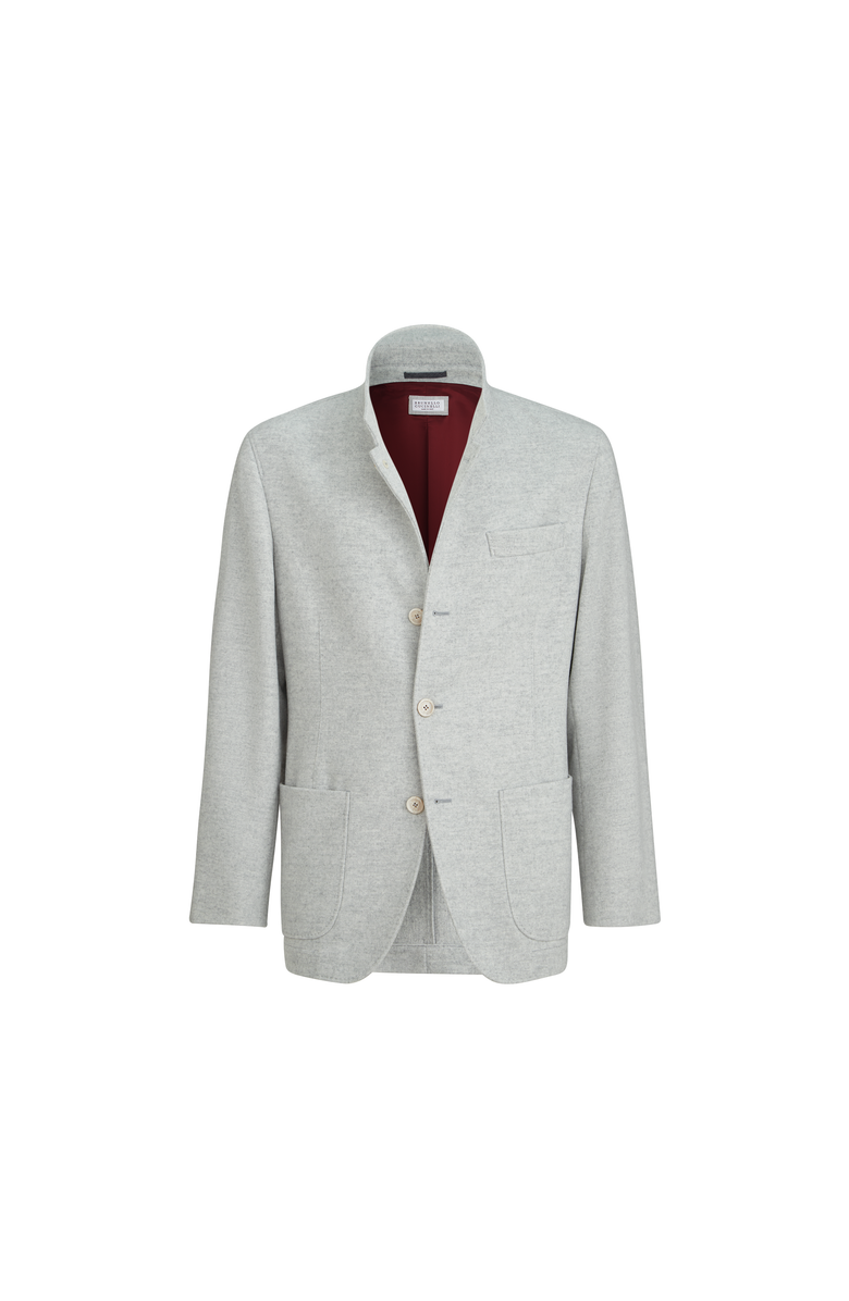 Brunello Cucinelli Blazer-style outerwear, Main, color, Gravel