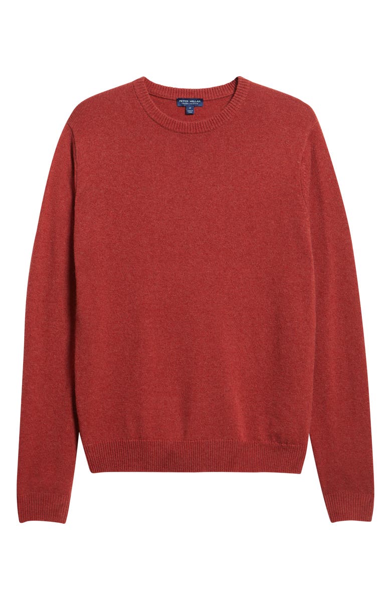 Peter Millar Crown Crafted Merino Wool Blend Sweater, Alternate, color, Garnet