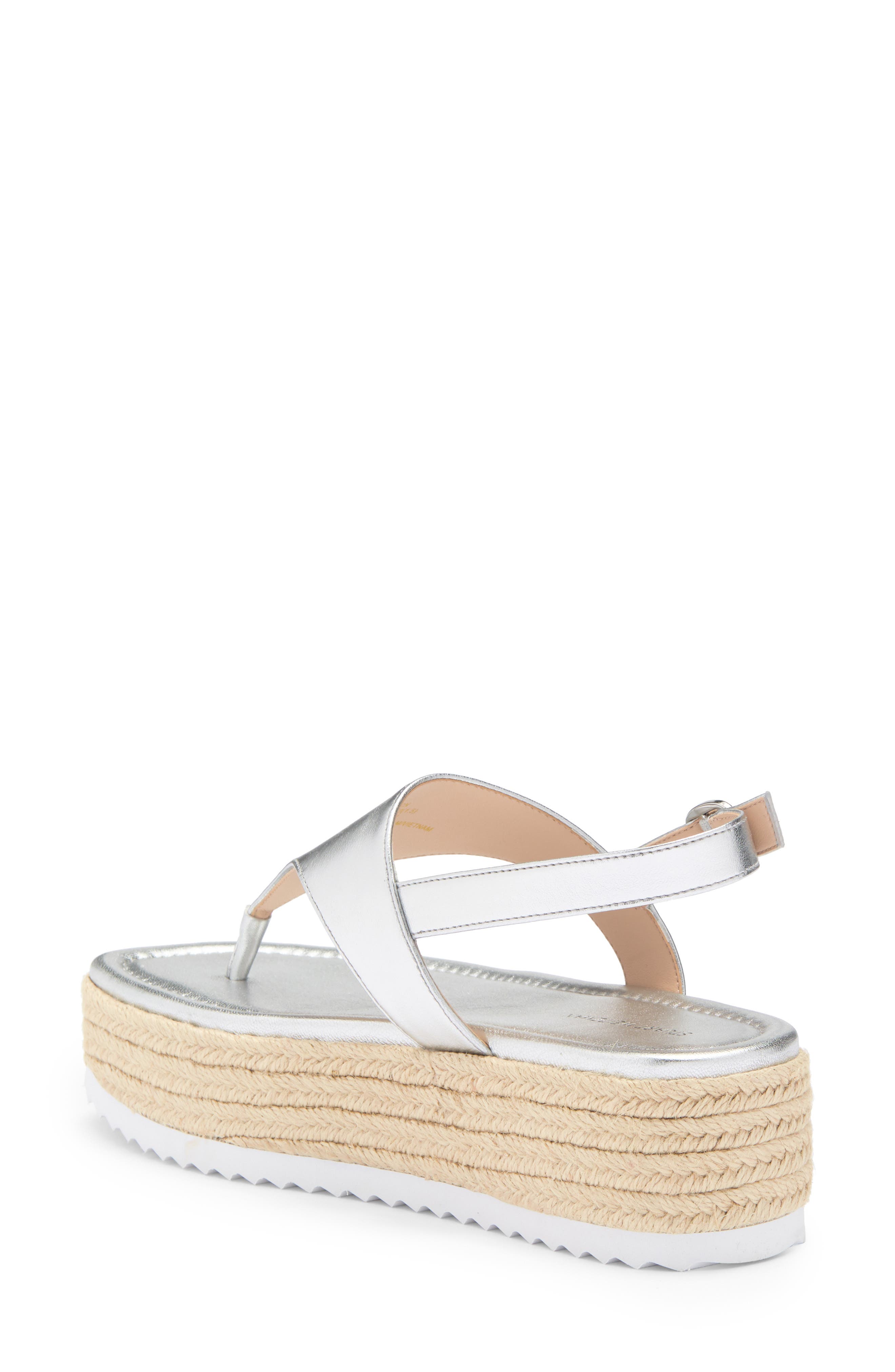 Stuart Weitzman Mel Espadrille Flatform Sandal, Alternate, color, 