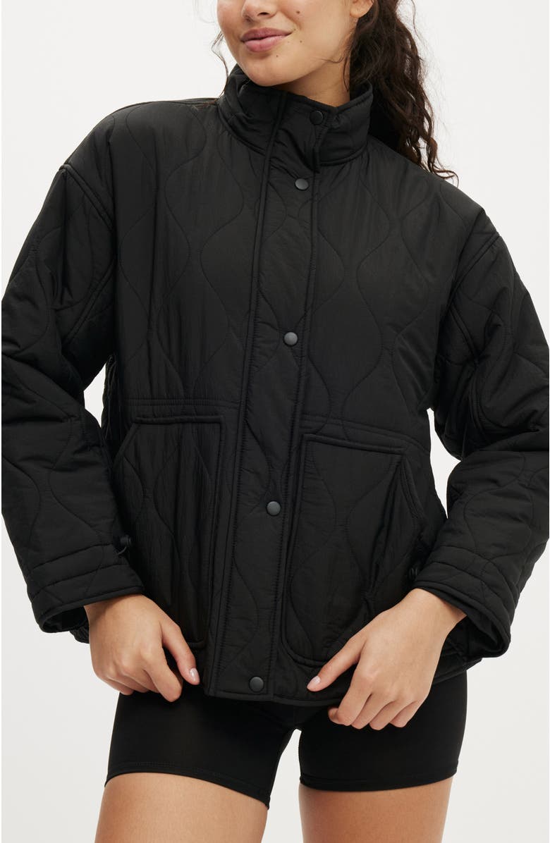 COTTON ON BODY Women's Active Warm Up Relaxed Lightweight Jacket, Main, color, 