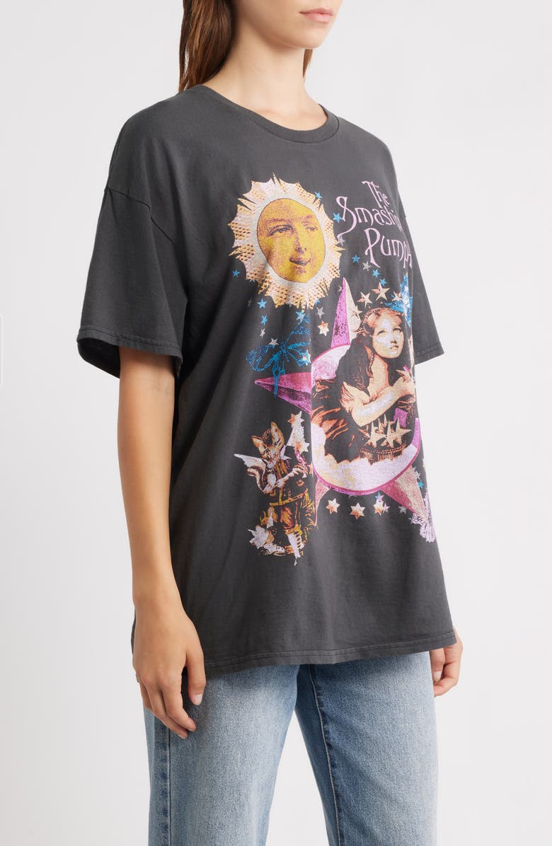 Merch Traffic The Smashing Pumpkins Celestial Graphic T-Shirt, Alternate, color, Black