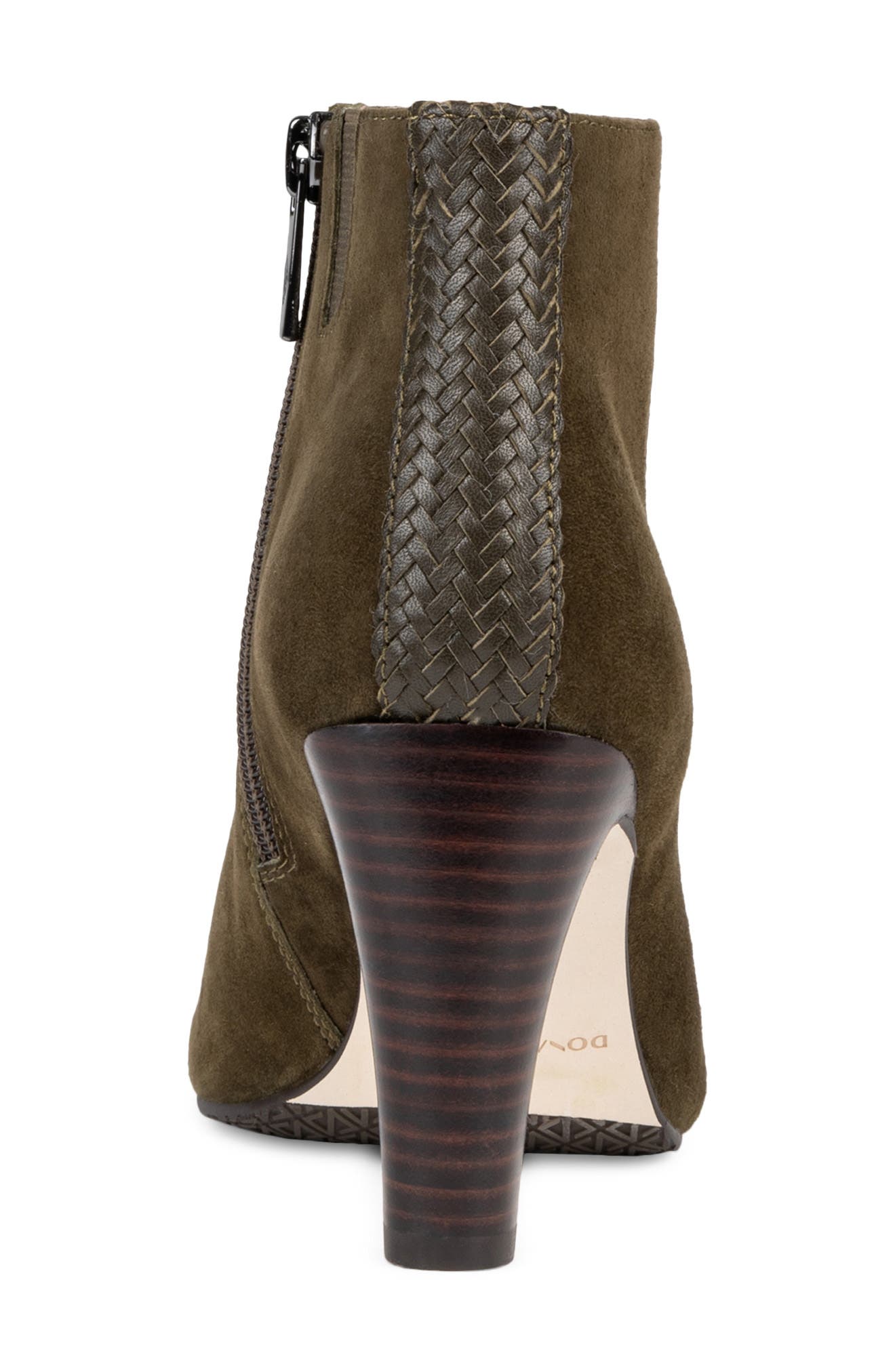 Donald Pliner Peep Toe Bootie, Alternate, color, Military G