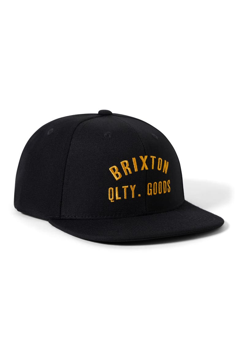 Woodburn Netplus® Snapback Baseball Cap, Main, color, BLACK