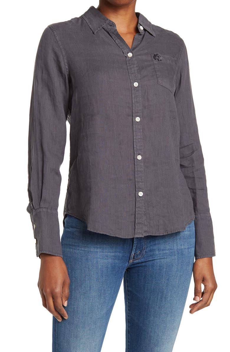 Alex Mill Standard Linen Button-Up Shirt, Main, color,