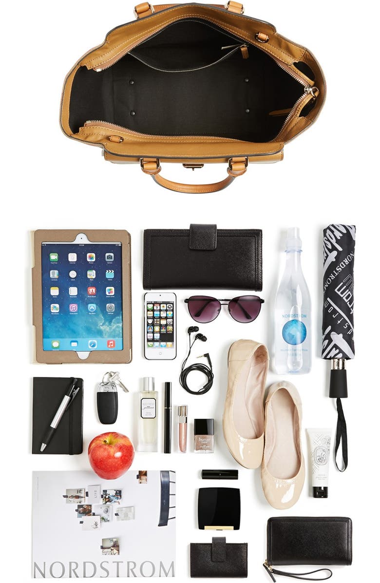 Burberry 'Medium Harcourt' Satchel, Alternate, color,