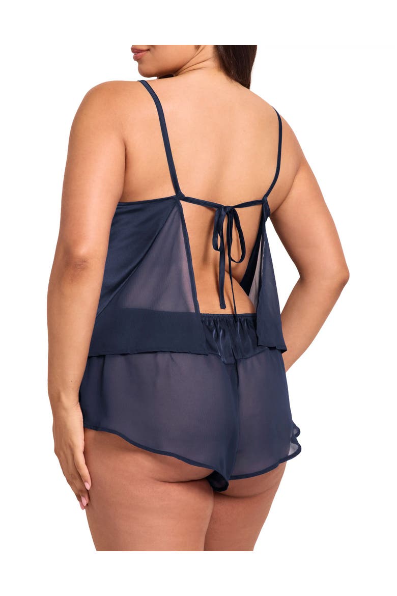 Kimberley Camisole & Short Set Lingerie, Alternate, color, Dark blue