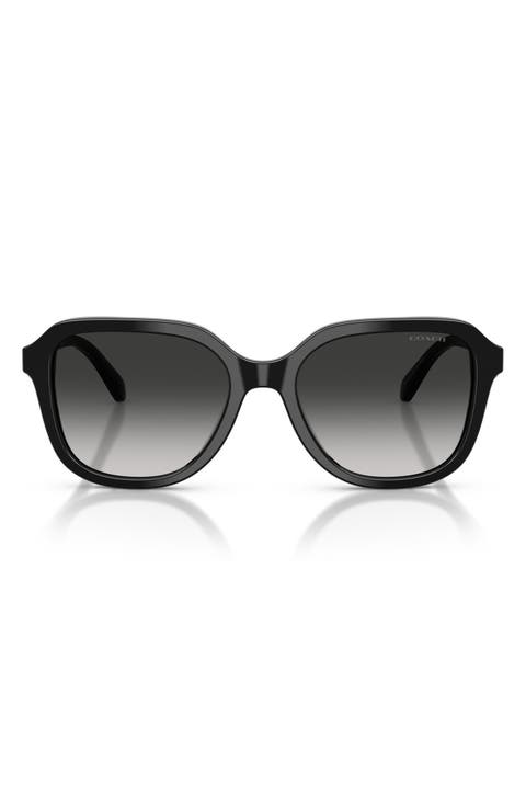 53mm Gradient Square Sunglasses