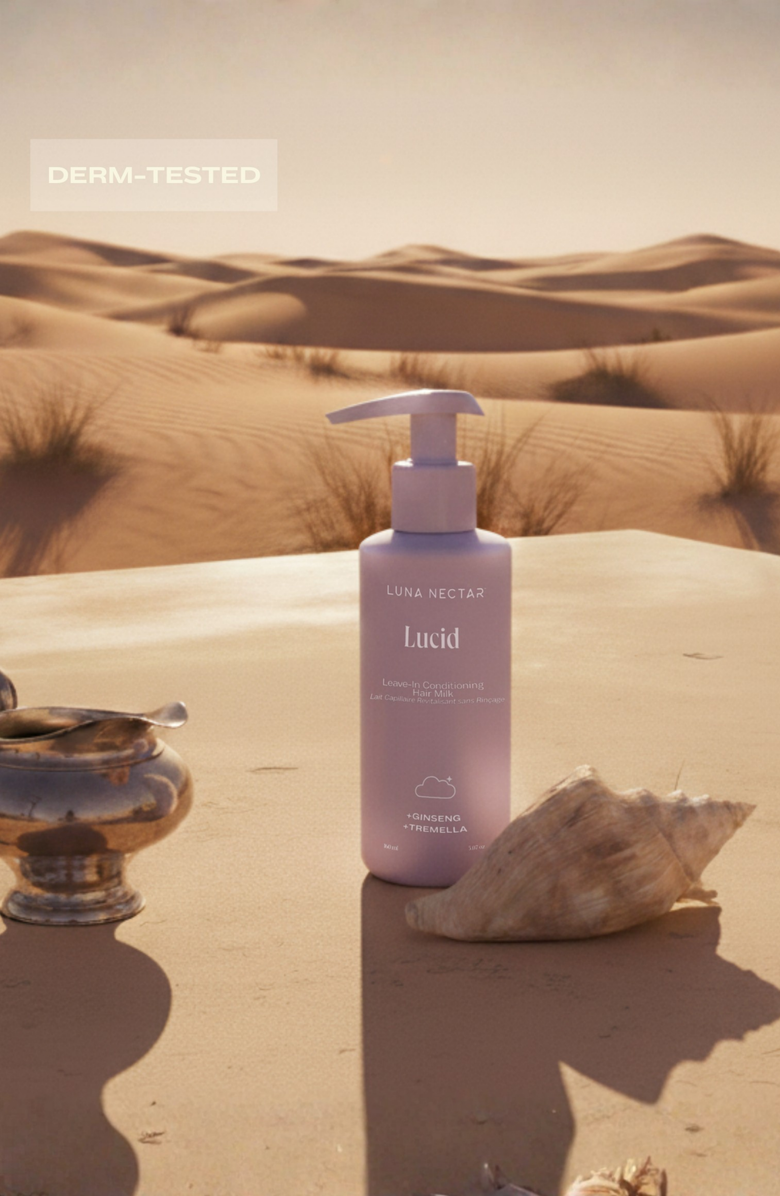 Luna Nectar Lucid Leave-In Conditioning Hair Milk, Alternate, color, White