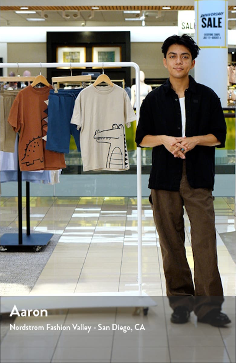 Kids' 4-Piece Graphic T-Shirt & Drawstring Shorts Set, sales video thumbnail