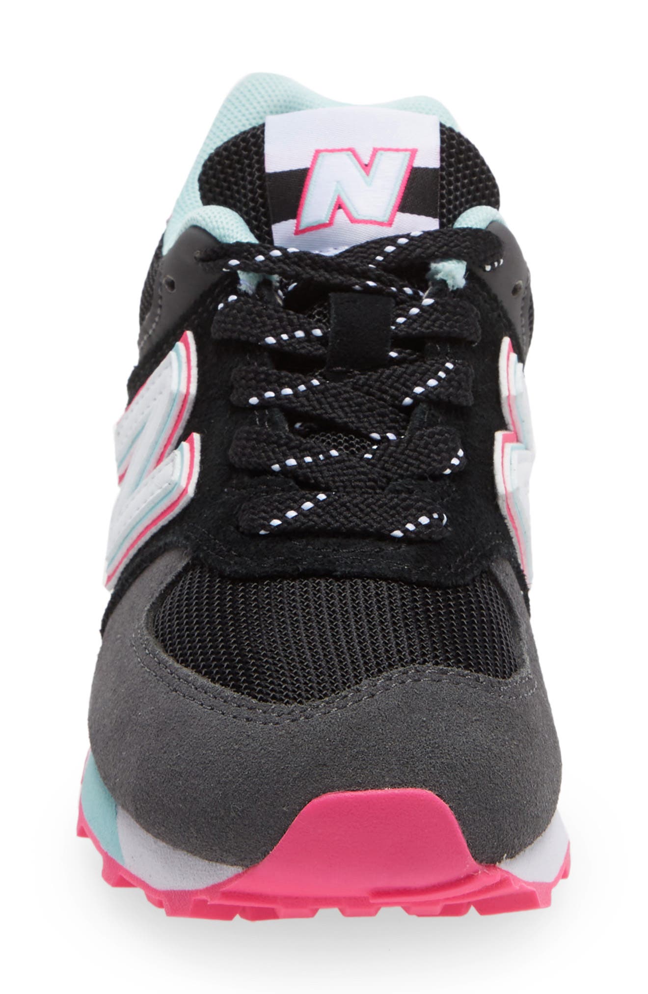 574 Sneaker, Alternate, color, BLACK