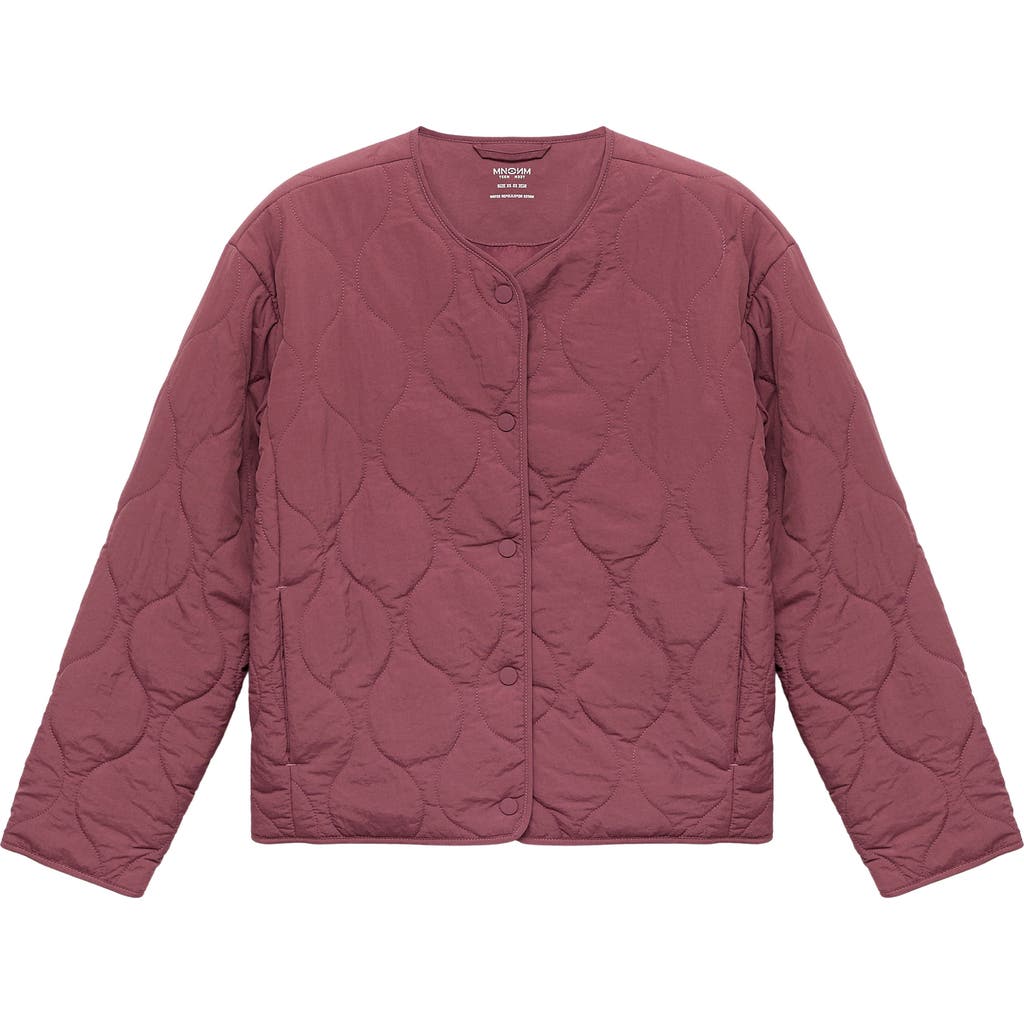 Mango Teen Onion Quilted Puffer Jacket In Pink