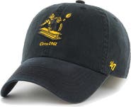 '47 Men's '47 Black Pittsburgh Steelers Gridiron Classics Franchise Legacy Fitted Hat