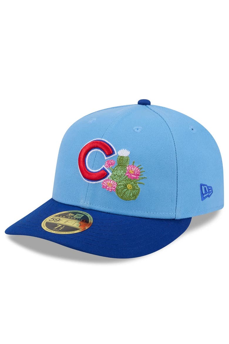 Men's New Era  Light Blue/Royal Chicago Cubs 2026 Spring Training Low Profile 59FIFTY Fitted Hat, Alternate, color, Light Blue