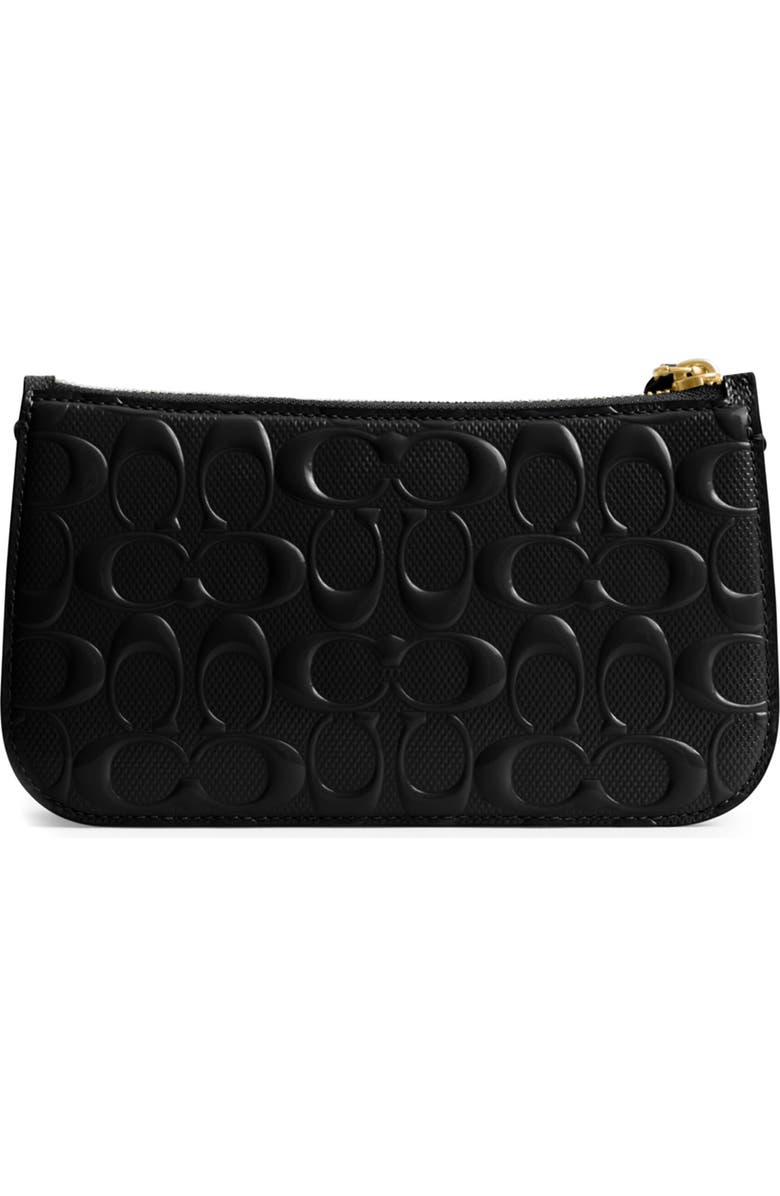 COACH Penn Signature Patent Leather Shoulder Bag, Alternate, color,