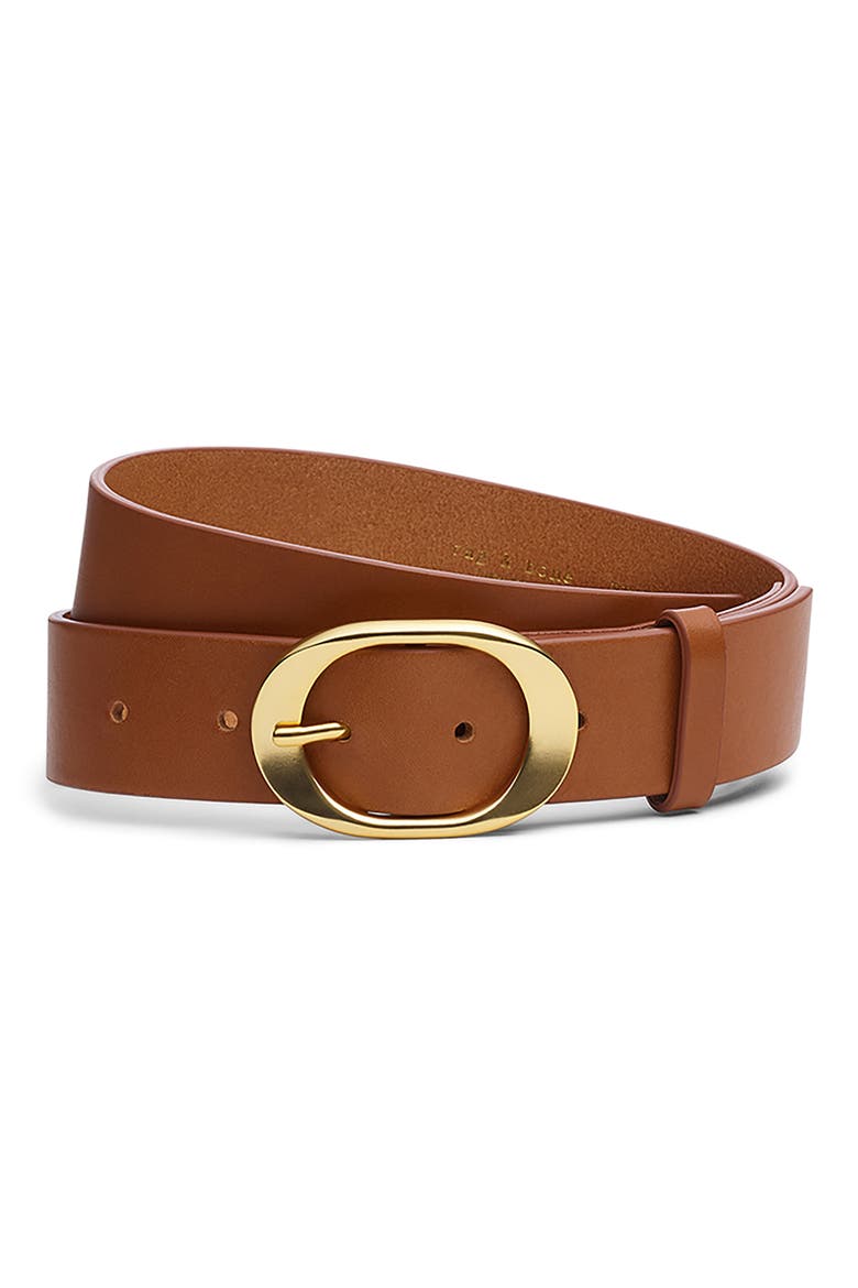 Vera Leather Belt, Main, color, CINNAMON
