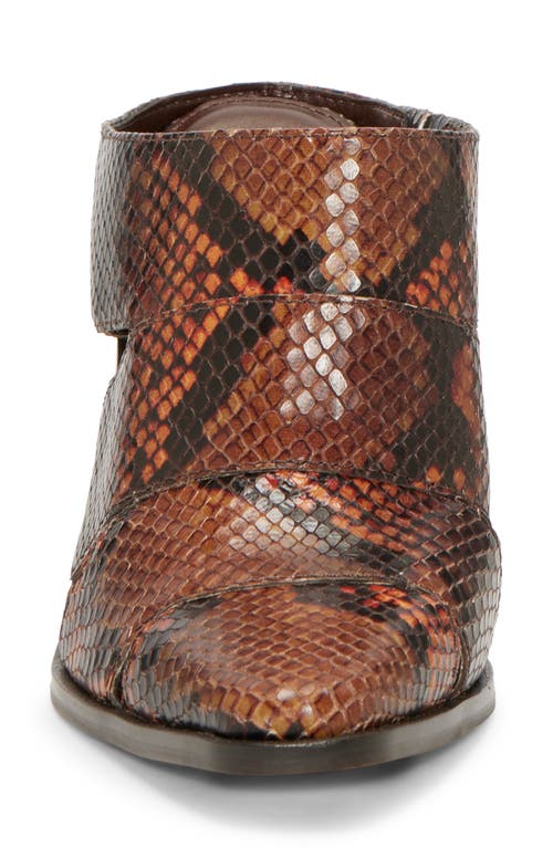 Vince Camuto Aimie Square Toe Mule In Animal Print