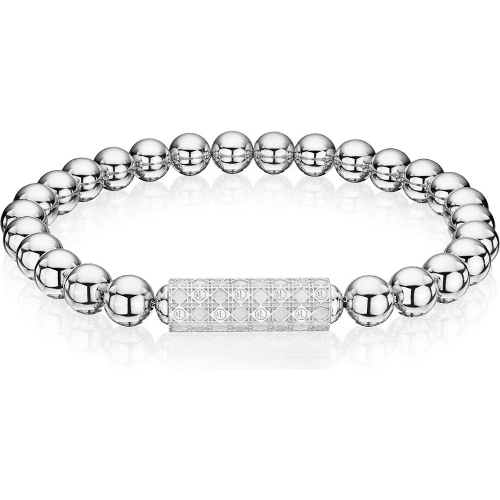 ManLuu Classic Beaded Necklace in Sterling Silver  product