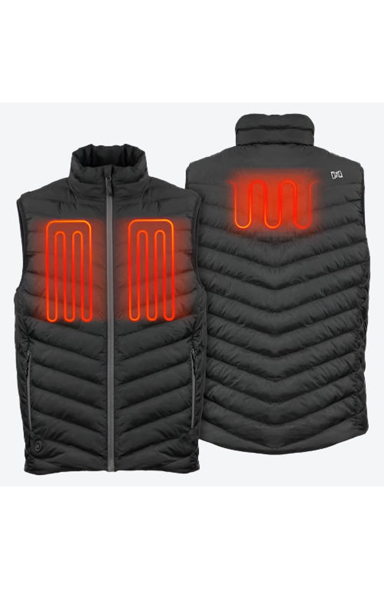 Mobile Warming Backcountry Xtera Men's Heated Puffer Vest, Alternate, color, Black