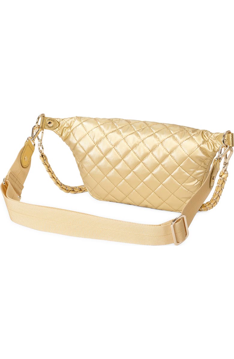 MZ Wallace Small Crosby Quilted Nylon Convertible Sling Bag, Alternate, color,