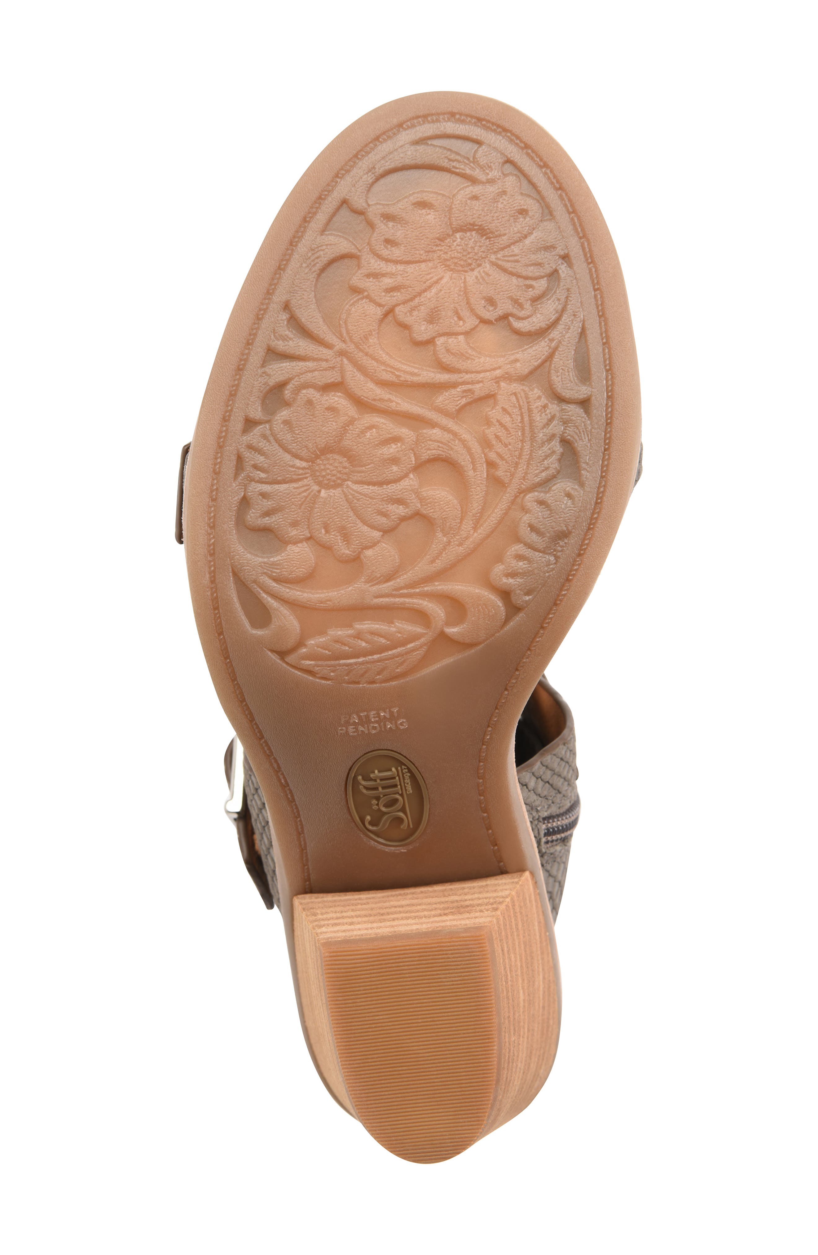Marlyn Sandal, Alternate, color, SNARE GREY LEATHER