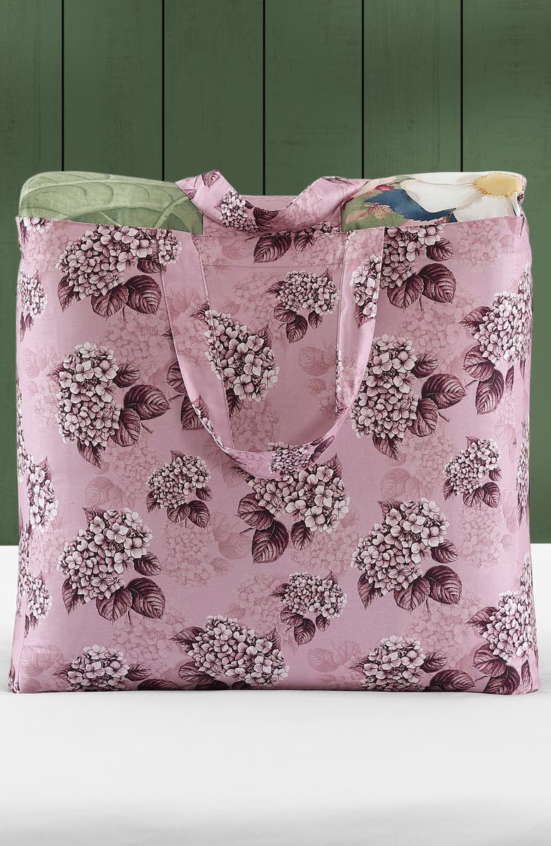 Bebejan Lilac Cascade Reversible 5-Piece Comforter Set, Alternate, color, Green