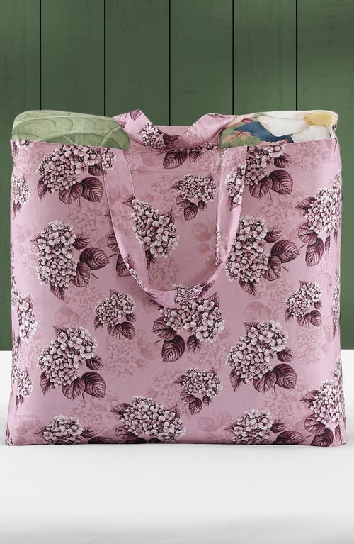 Bebejan Lilac Cascade On Olive Reversible 5-piece Comforter Set In Multi