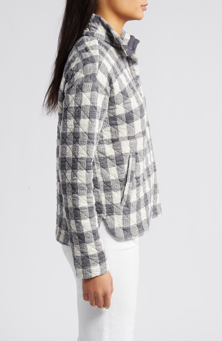 Marine Layer Quilted Snap Placket Pullover, Alternate, color,