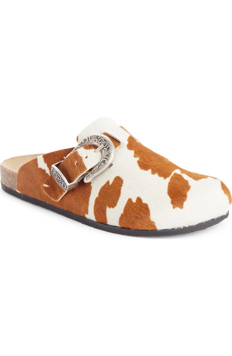 Brother Vellies Greg Genuine Calf Hair Clog, Main, color,