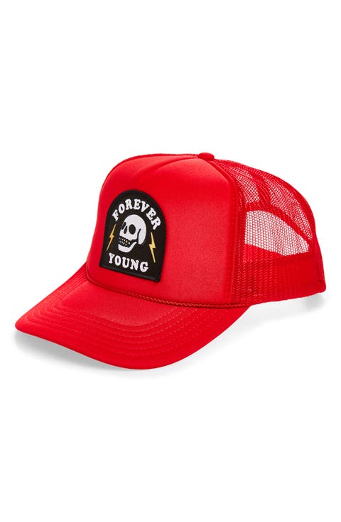 Forever Young Patch Trucker Hat