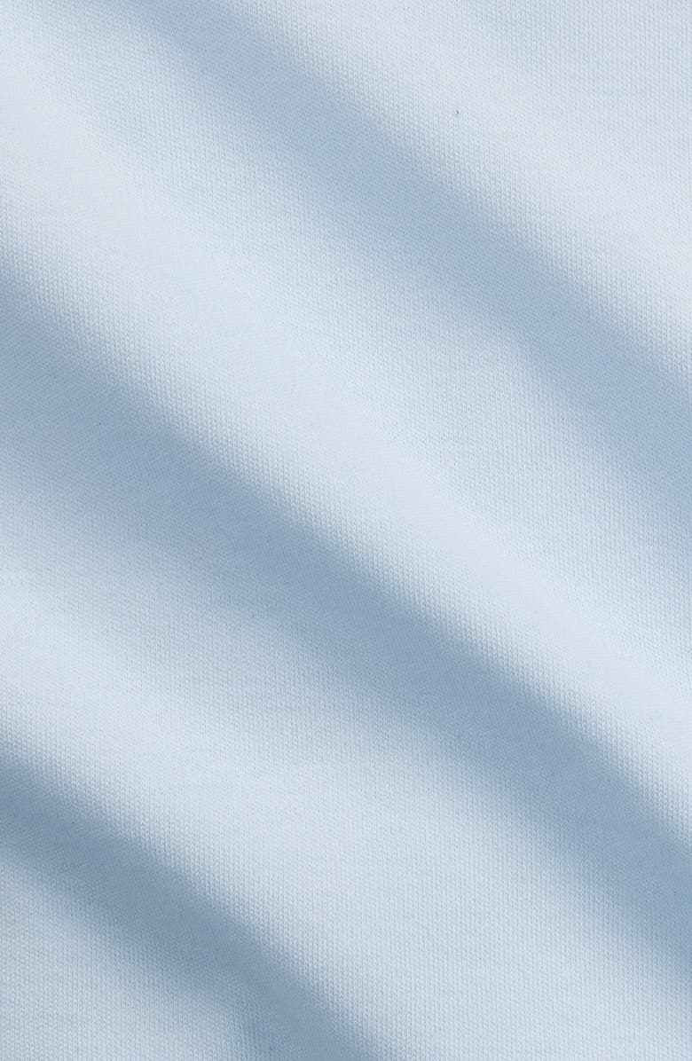 Ralph Lauren Interlock Polo Romper, Alternate, color, Beryl Blue