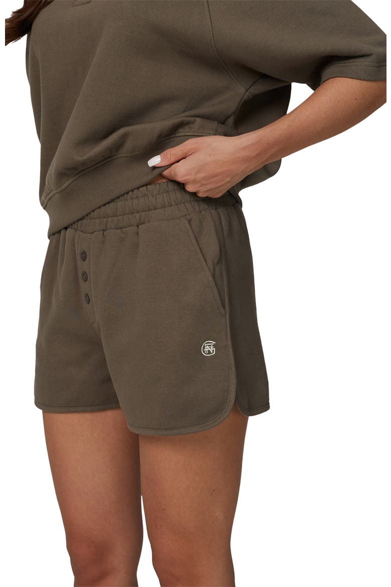 Sweat Shorts, Alternate, color, Brown