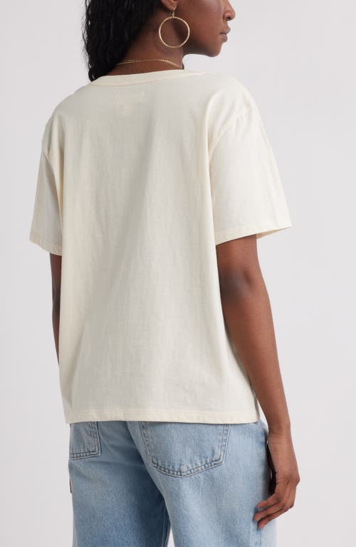 Treasure & Bond Core Cotton V-neck T-shirt In White