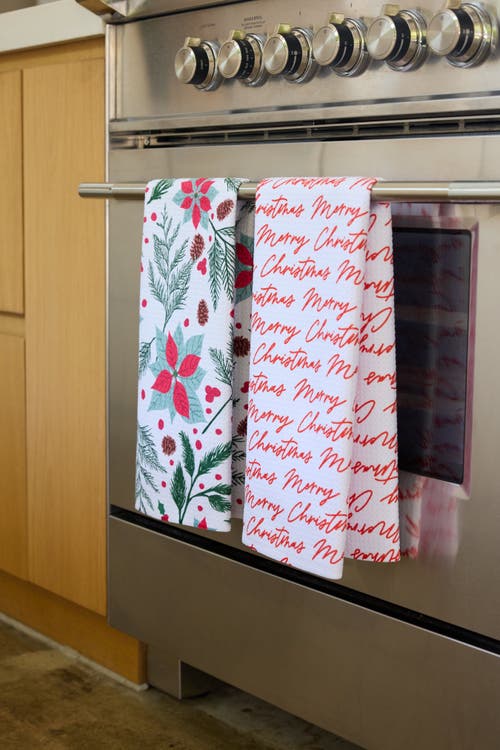 Geometry Kitchen Tea Towel Set In Multi