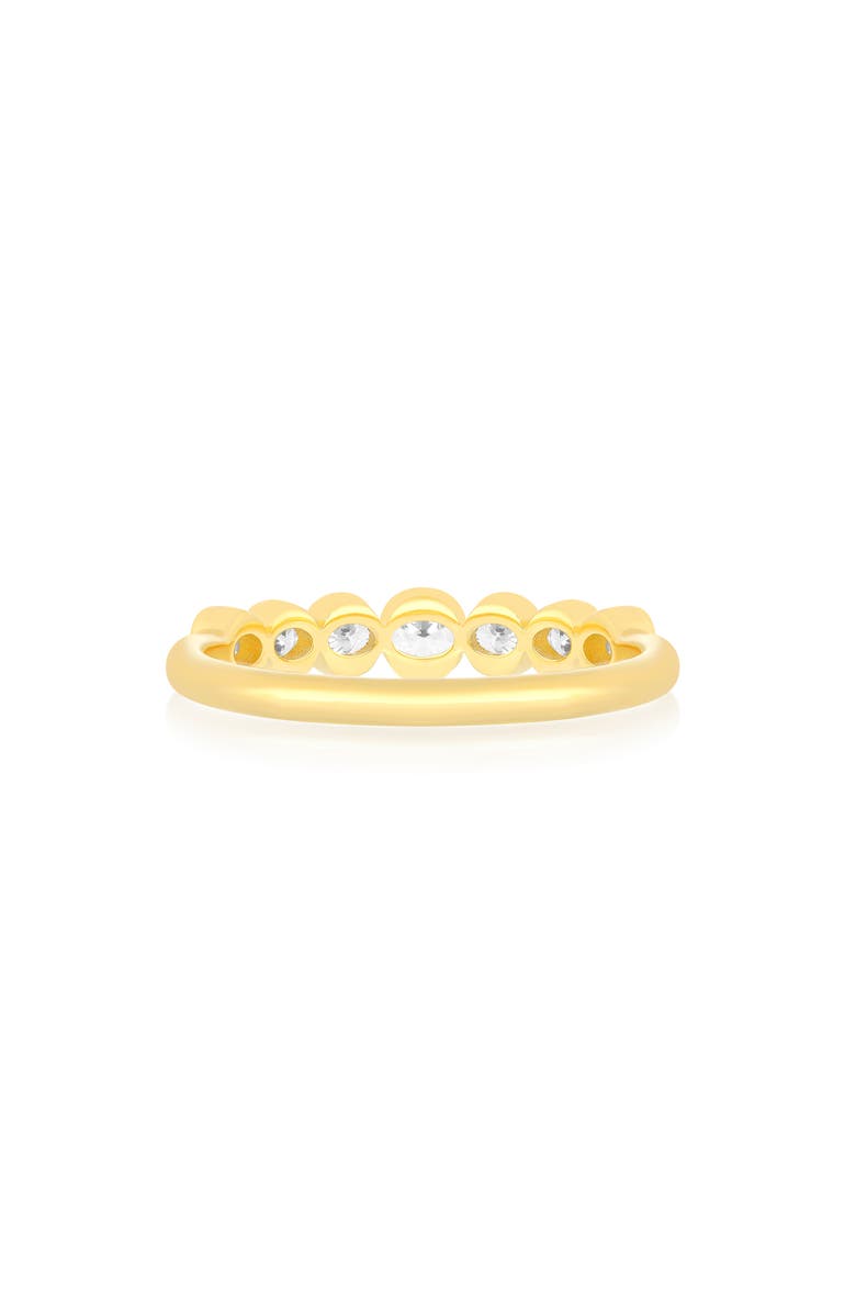 EF Collection Half Bezel Oval Diamond Ring, Alternate, color, Gold
