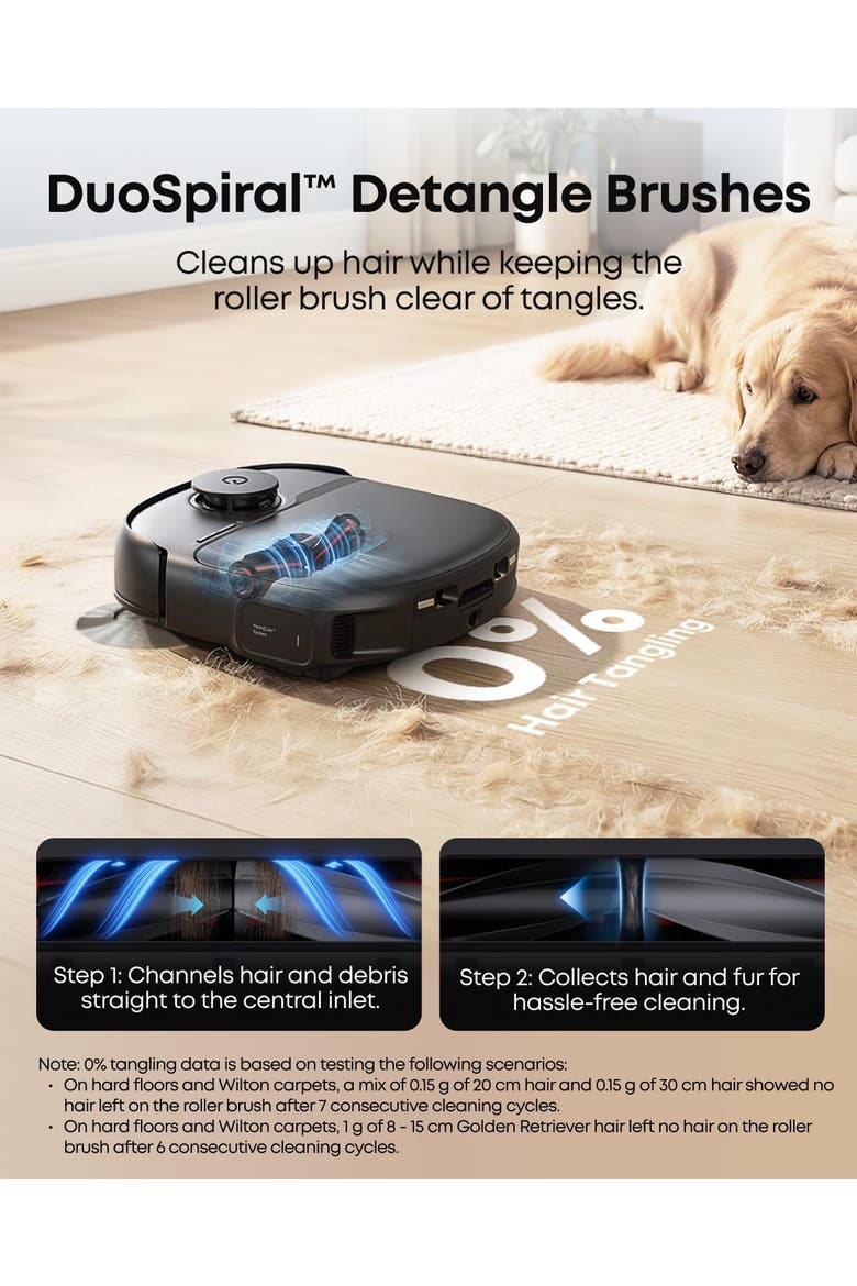 C28 Robot Vacuum and Official RoboVac Hard Floor Cleaning Solution, Alternate, color, Black