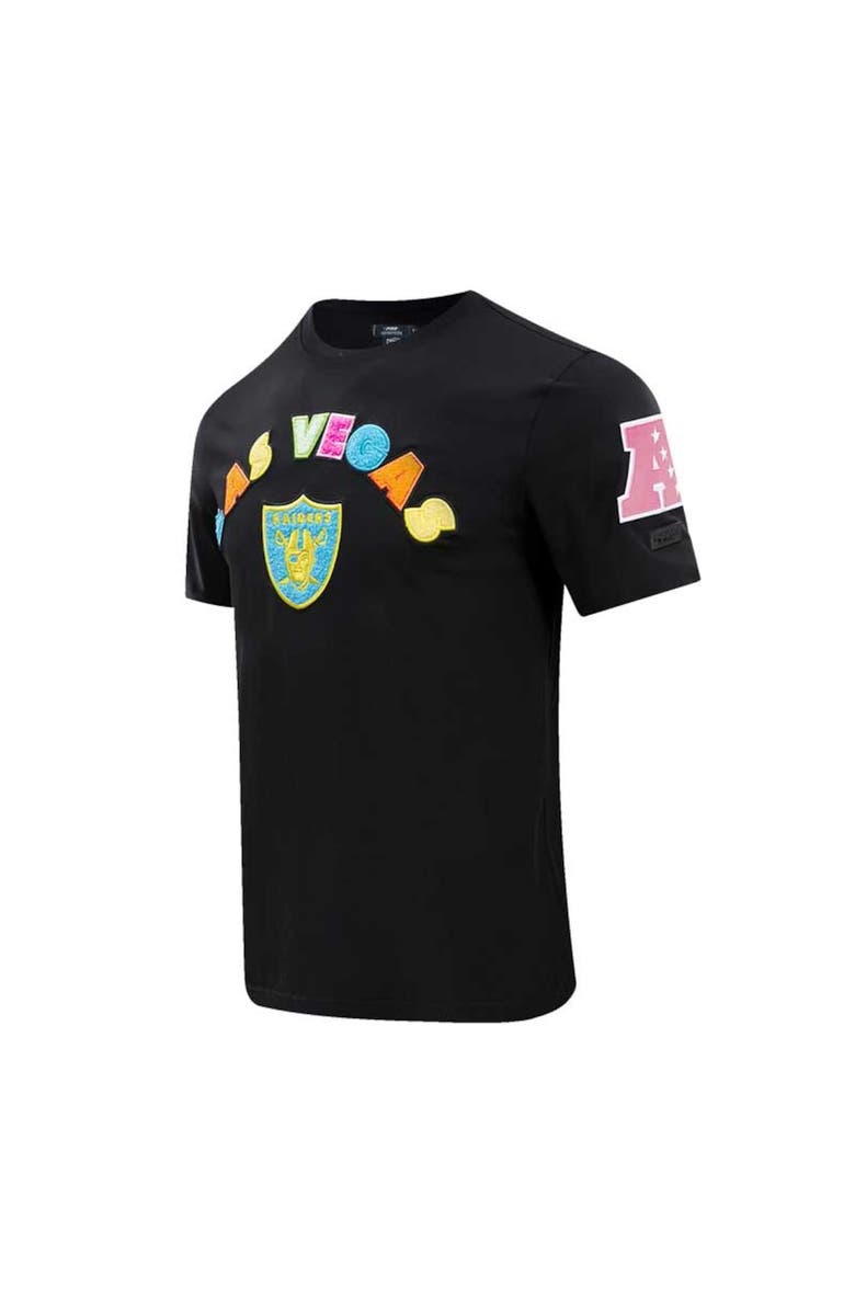 PRO STANDARD Men's Pro Standard Black Las Vegas Raiders Neon Graphic T-Shirt, Alternate, color, Black