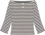 Oddli 3/4 Sleeve Boat Neck Top