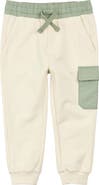 MILES THE LABEL Kids' Birch Sage Pocket Cargo Joggers