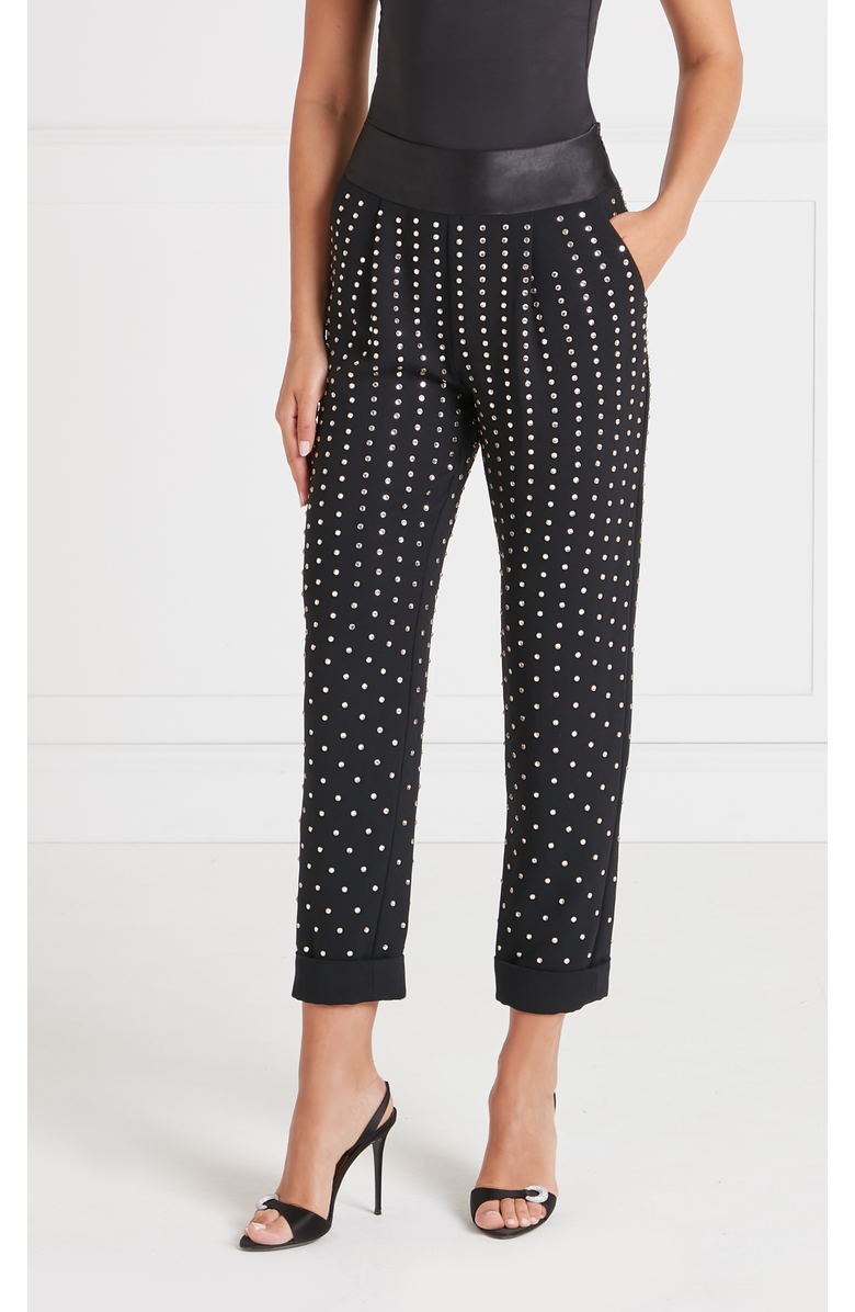 Temperley London Alexandrea Trousers, Main, color, Black