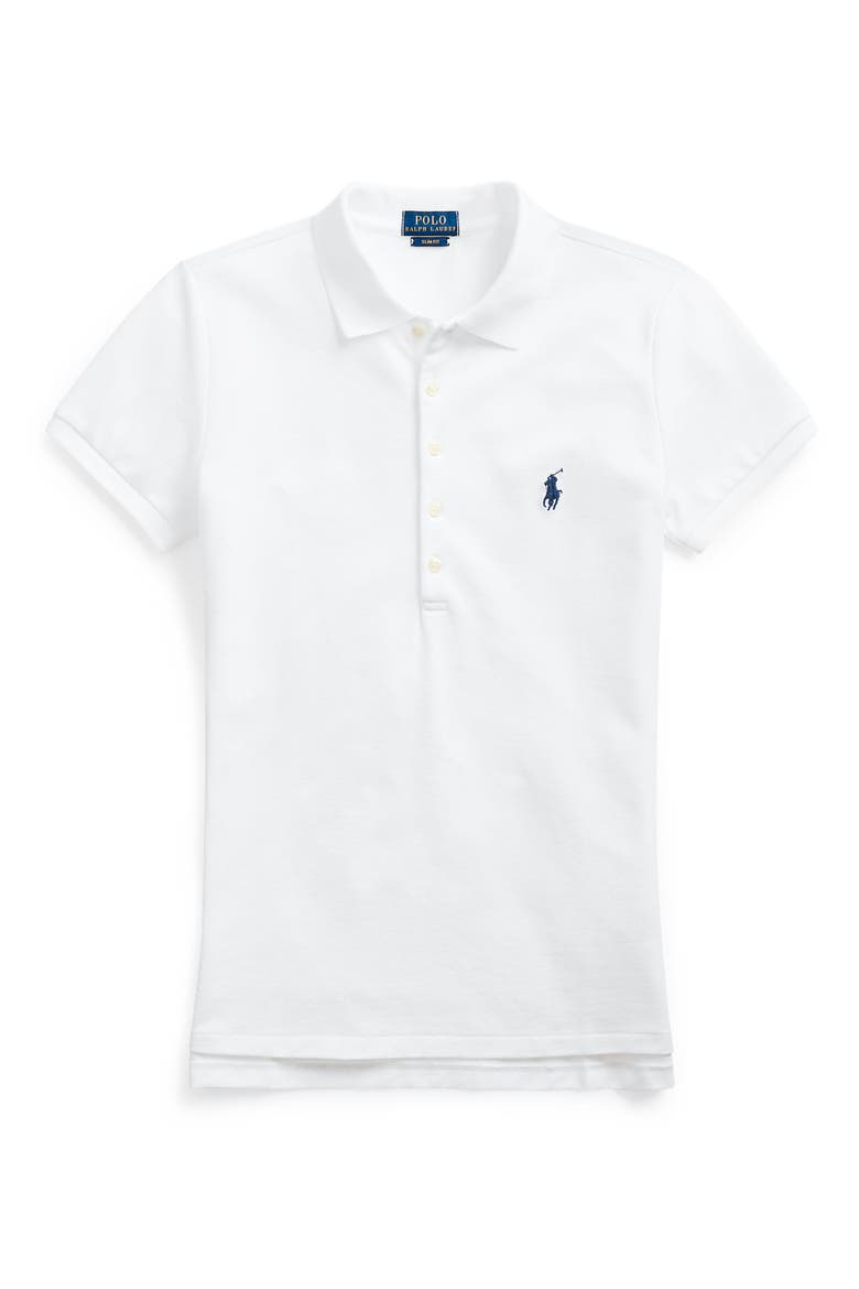 Julie Piqué Polo, Alternate, color, WHITE