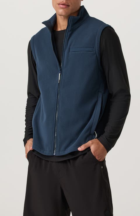 Zip Water Repellent Fleece Vest